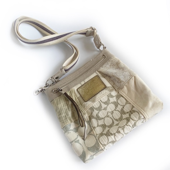 Coach Handbags - COACH Poppy Patchwork Crossbody Bag